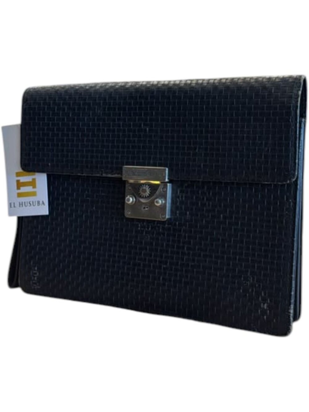 798179CR C1 Versace Clutch Bag Black Leather